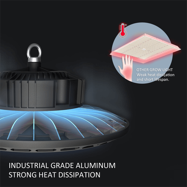 Augalų lempa VF LED UFO 100W Augalų lempa VF LED UFO 100W